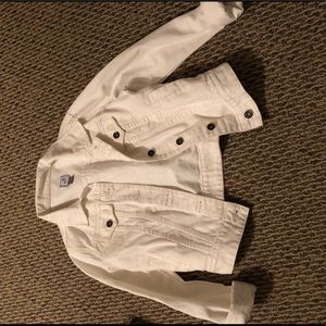 White denim jacket